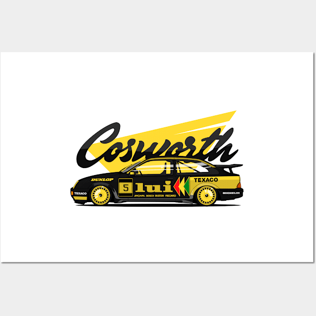 SIERRA RS500 COSWORTH LEGEND Wall Art by shketdesign